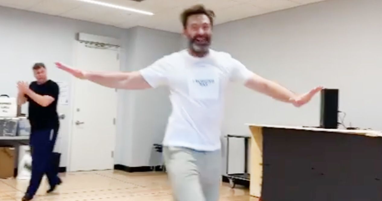 Hugh Jackman's Dance Rehearsal Video Even Has Ryan Reynolds Awestruck