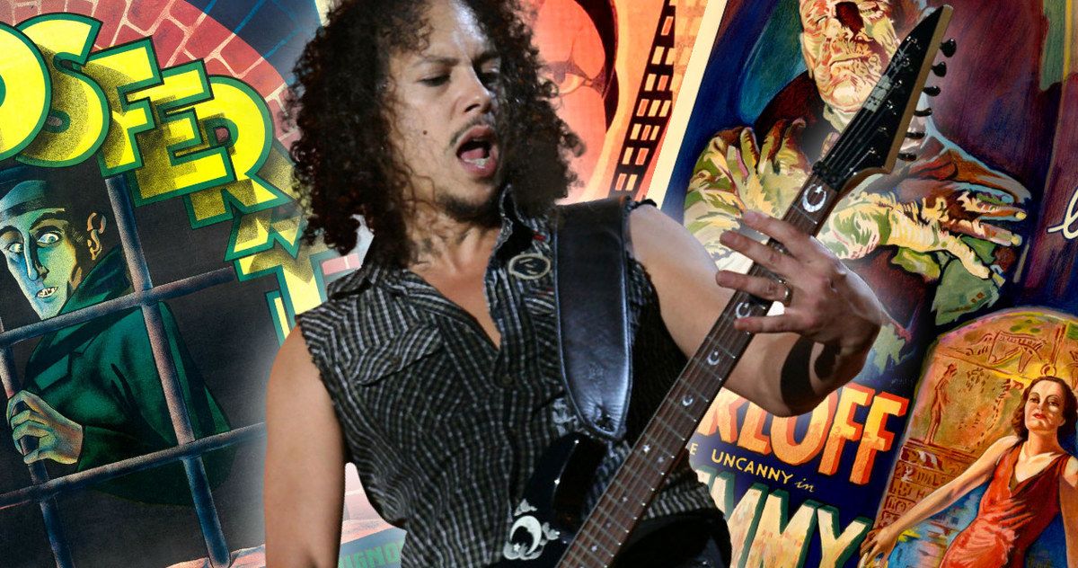 Metallica's Kirk Hammett Unveils His Massive Horror Movie Poster Collection