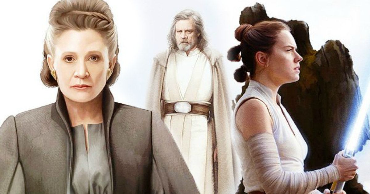 Leia Embraces Her Royalty in New Star Wars 8 Character Portraits
