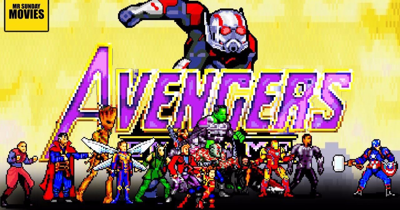 Avengers: Endgame Final Battle Gets Turned Into a Retro 16-Bit Video Game