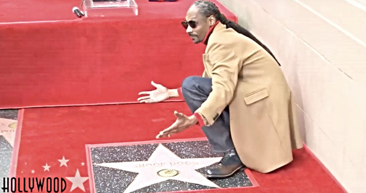 Watch Snoop Dogg Get His Star on the Hollywood Walk of Fame
