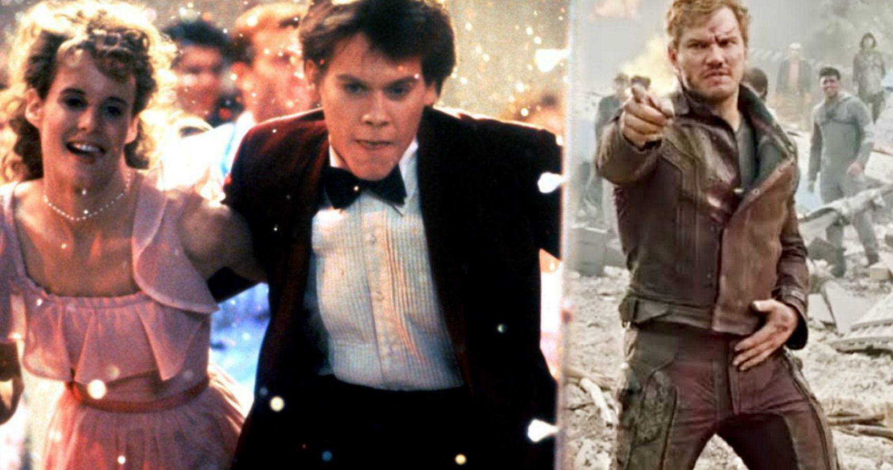 Kevin Bacon Challenges Star-Lord to a Footloose Dance-Off and Chris Pratt Says No Way