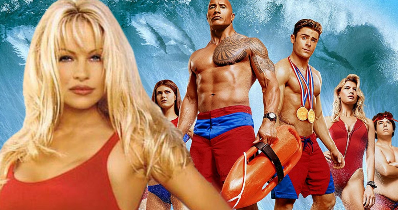 Pamela Anderson Really Didn't Like the The Rock's Baywatch Movie