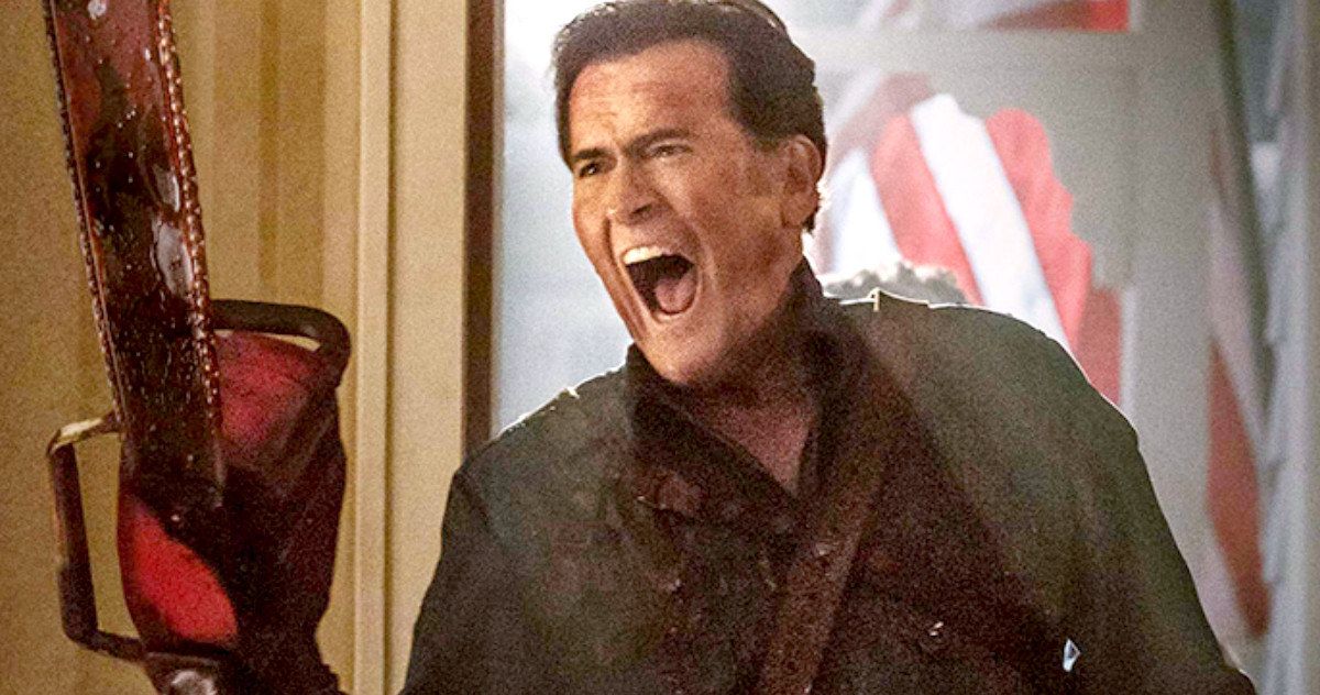 Ash Vs Evil Dead Photos Bring Back the Chainsaw &amp; the Classic