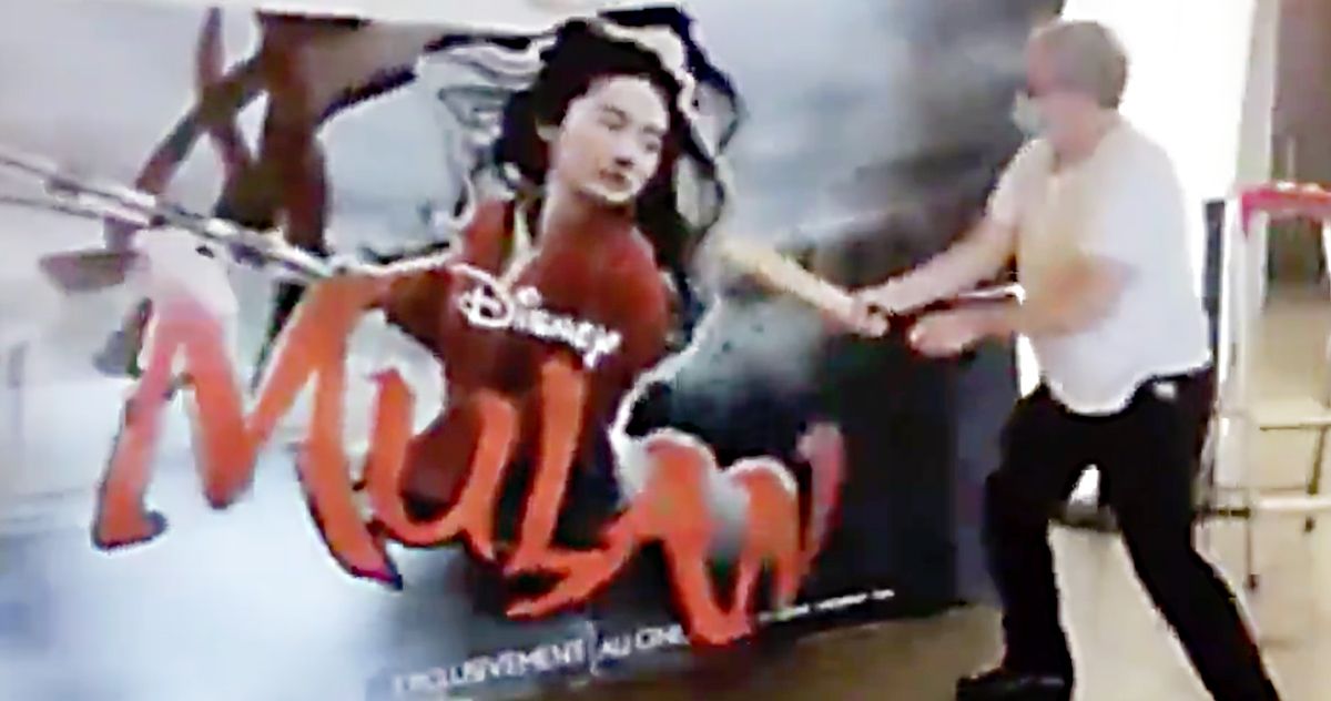 Mulan Promotional Standee Destroyed by Theater Operator Over Disney+ Premiere Announcement