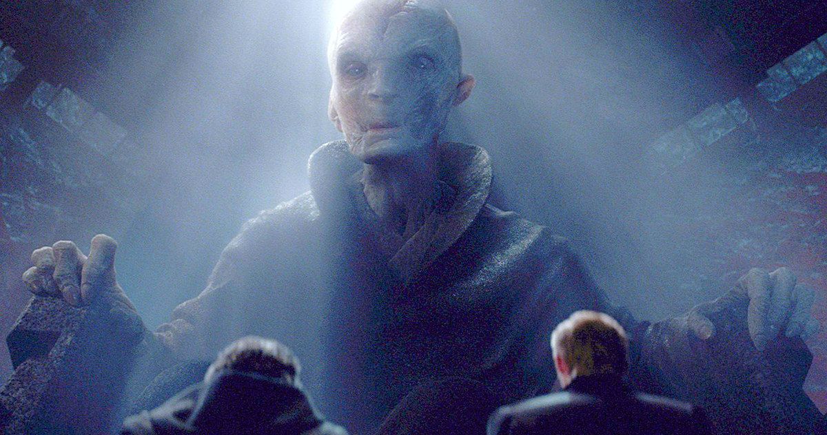 Will Snoke Be Played by a Giant Puppet in Star Wars 8?