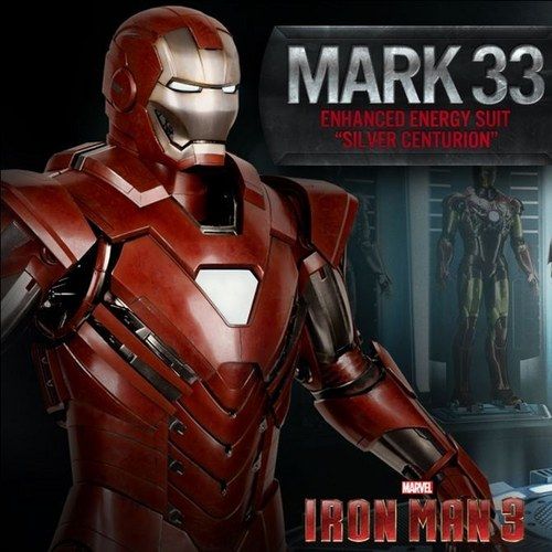 Iron Man 3 Reveals Mark 33 'Silver Centurion' and Mark 40 'Shotgun' Armor