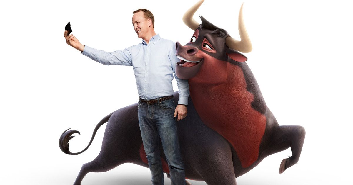 New Ferdinand Trailer Introduces Peyton Manning as Guapo the Bull