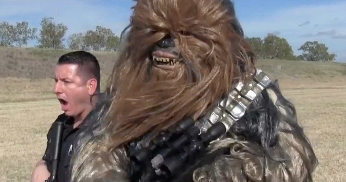 Watch Chewbacca Help the Texas Police Fight Crime