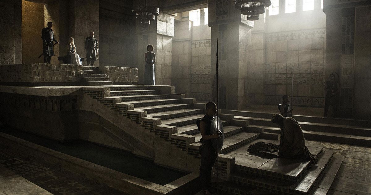 Daenerys' Pyramid Throne Room Revealed in New Game of Thrones Season 4 Photos