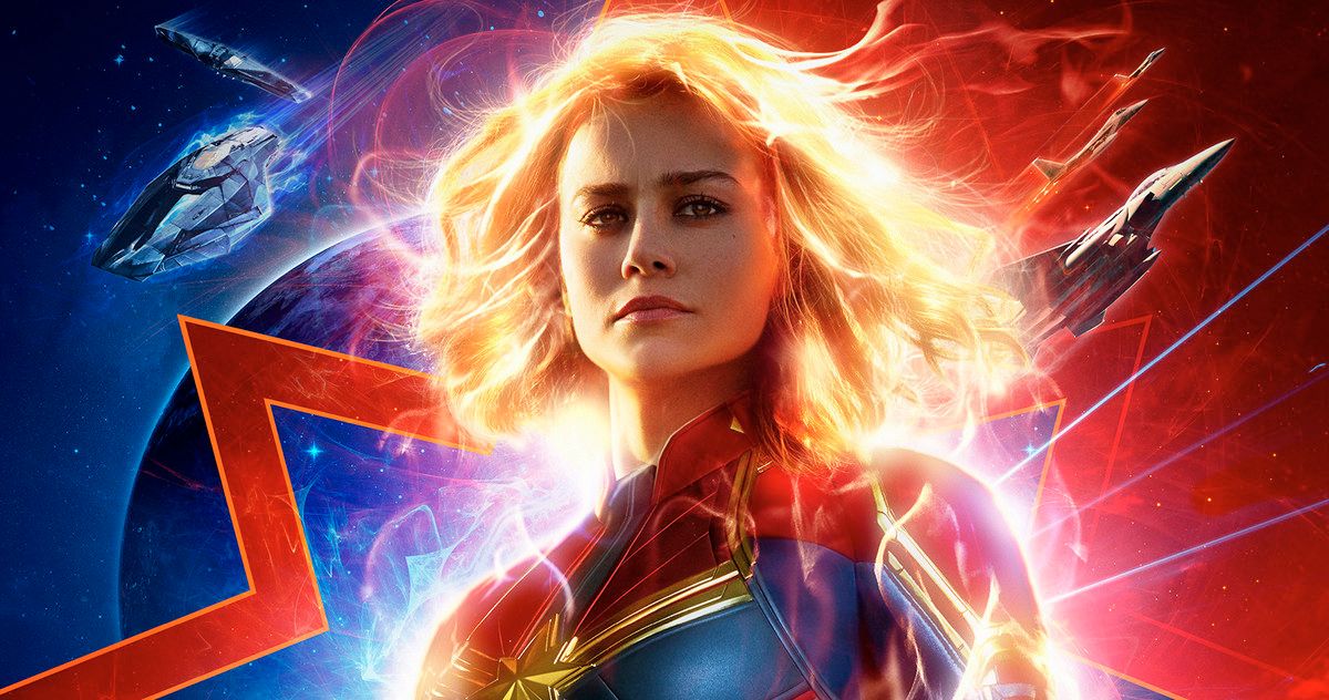 Captain Marvel Poster Arrives, New Trailer Coming Tomorrow