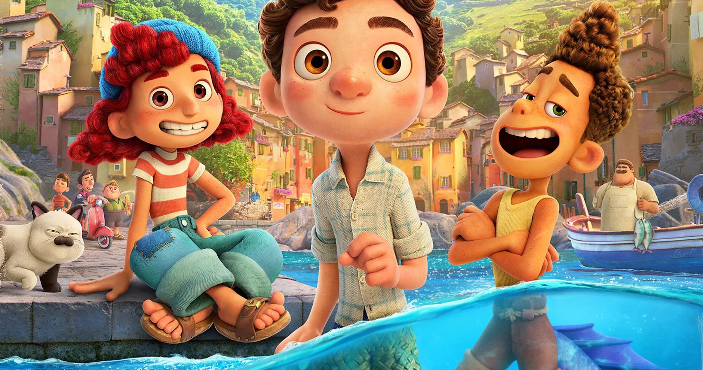 Luca Review: Pixar's Endearing, Predictable Tribute to Youth, Gelato &amp; Vespa