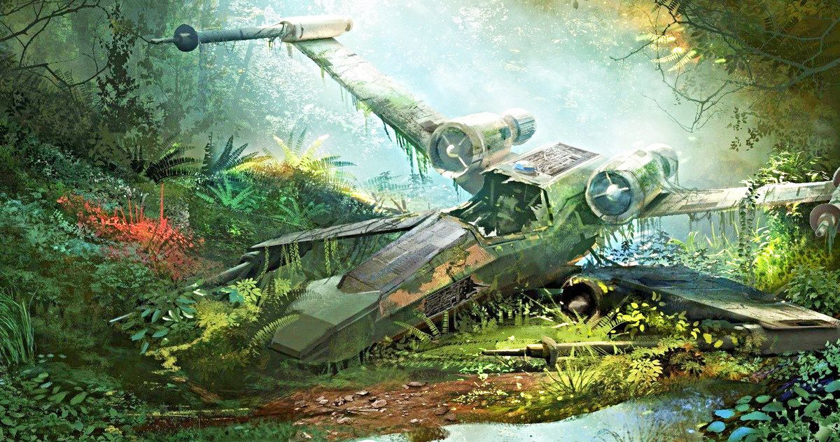 Leaked Star Wars 9 Set Photos Travel Deep Into a New Jungle Planet