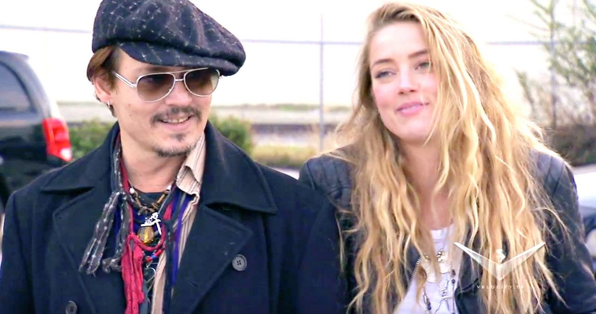 Watch Johnny Depp Pull an Epic Prank on Wife Amber Heard