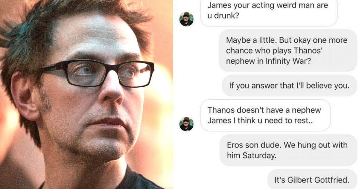 James Gunn Trolls Fake Marvel Boss on Instagram and It's Hilarious