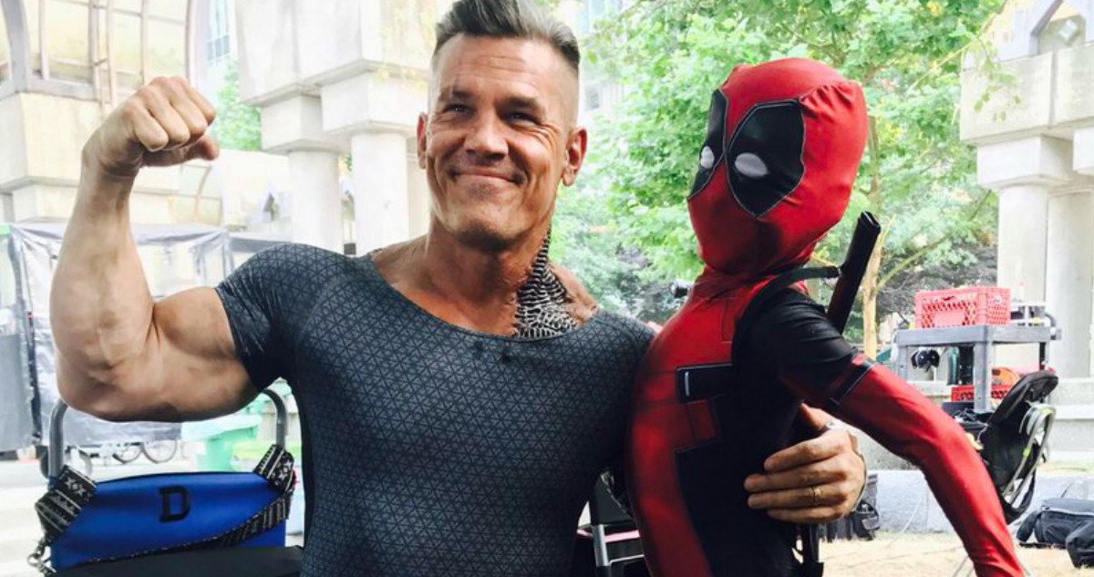 Cable and Lil' Wade Go to Work in Deadpool 2 Set Photos