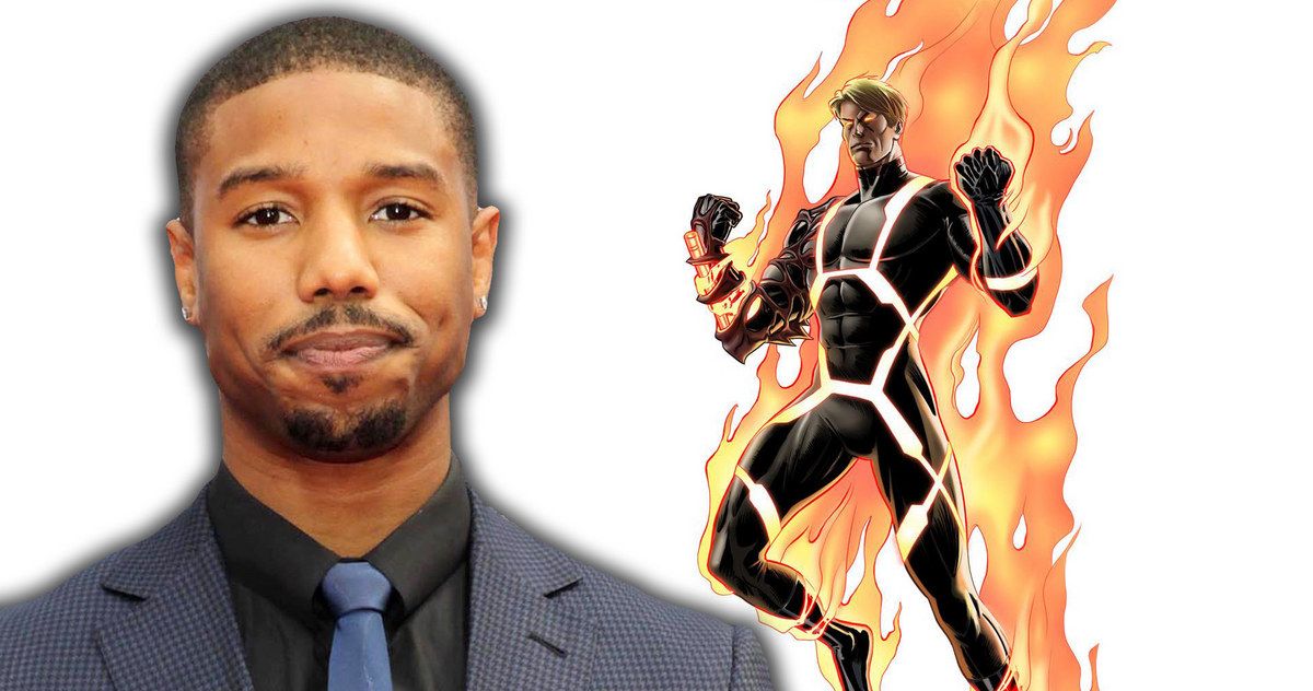 Michael B. Jordan Talks About Playing the Human Torch in Fantastic Four