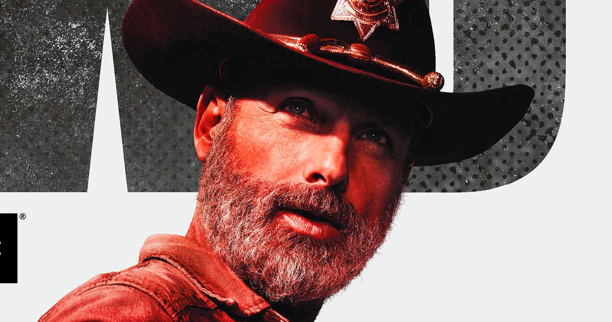 Rick Puts the Hat Back on in the First Walking Dead Season 9 Art