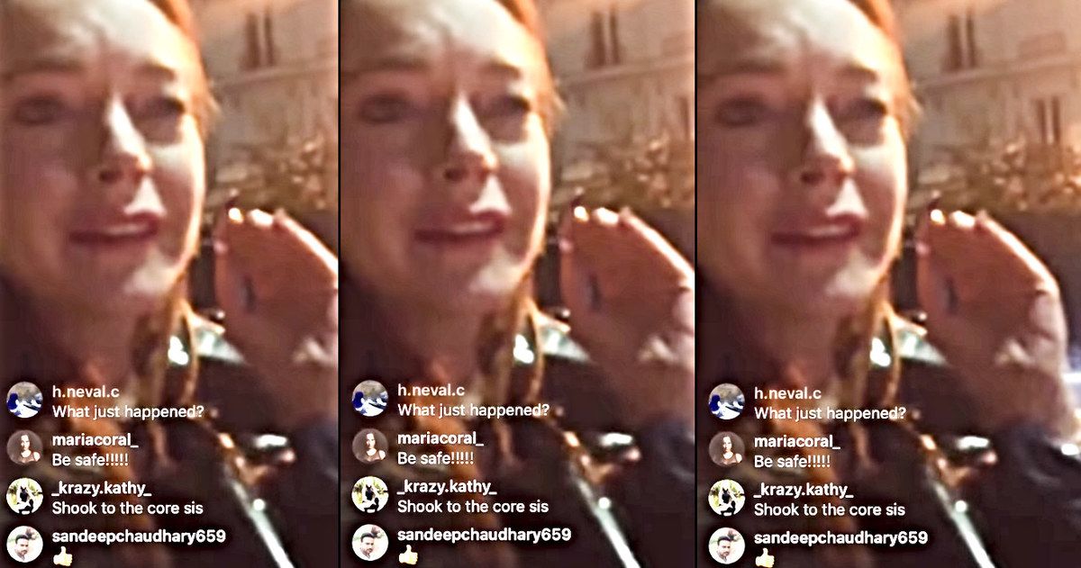 Lindsay Lohan Gets Punched in the Face Trying to Steal Refugee Children