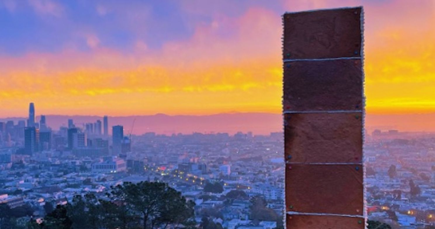 Gingerbread Monolith Mysteriously Appears in San Francisco on Christmas Day