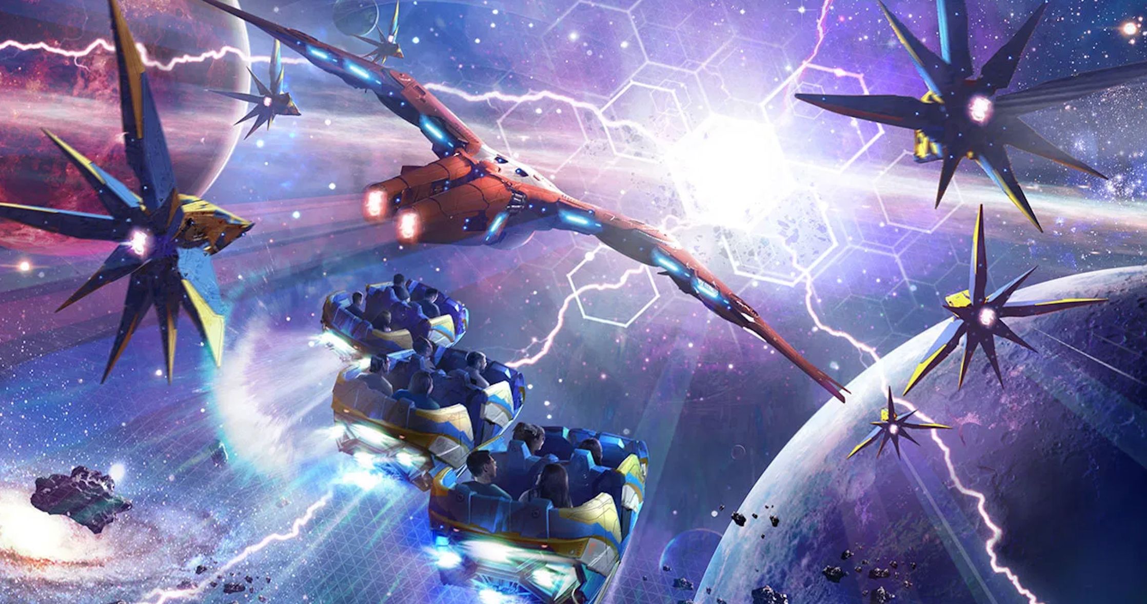 James Gunn Is Shooting New Guardians Scenes for Disney World's Cosmic Rewind Ride