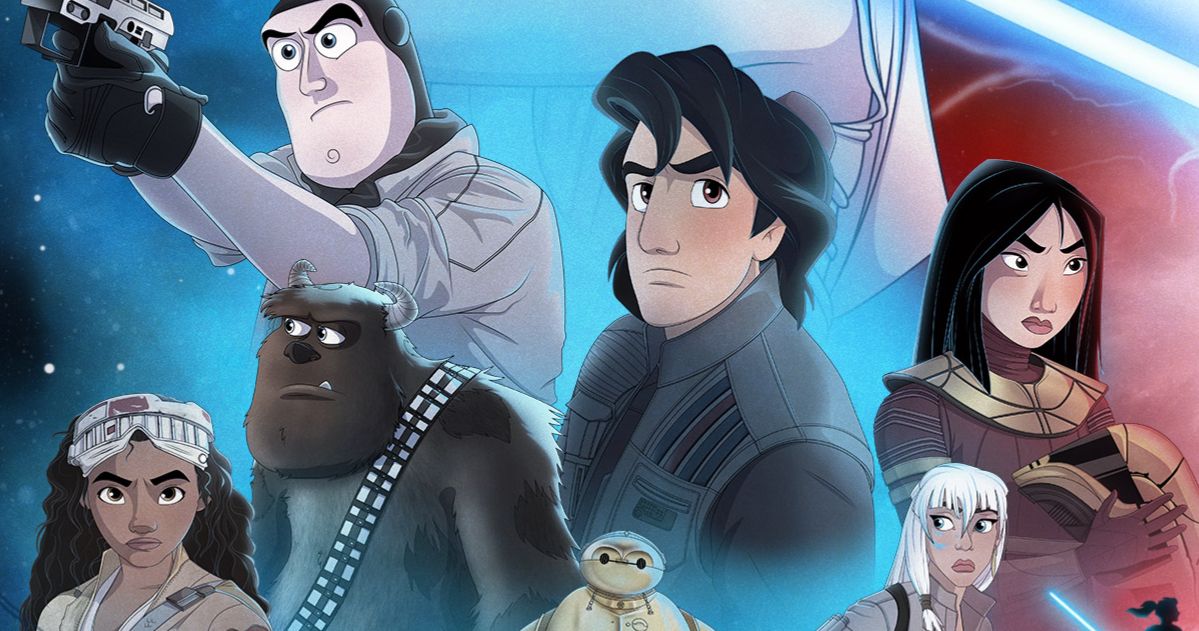 The Rise of Skywalker Gets a Fun Disney Animated Character Mashup