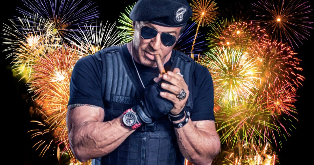 4th of July Fireworks Inspire Stallone to Start Work on Expendables 4