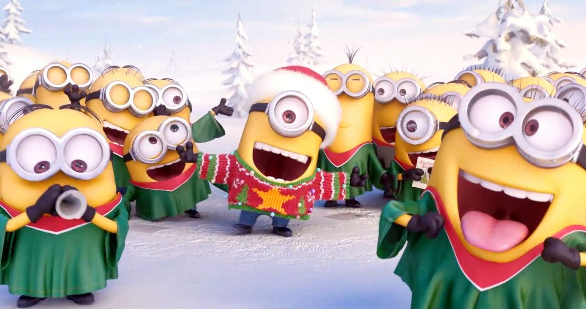 Despicable Me Minions Go Caroling in Holiday Greetings Video