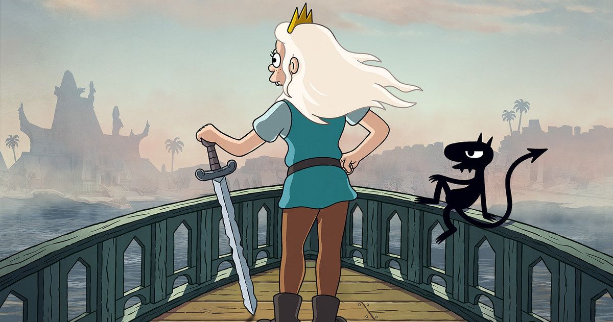 Matt Groening's medieval series, Disenchantment, on Netflix.