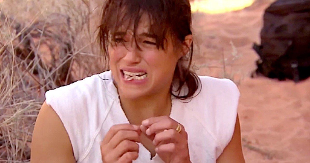 Watch Michelle Rodriguez Eat a Mouse with Bear Grylls