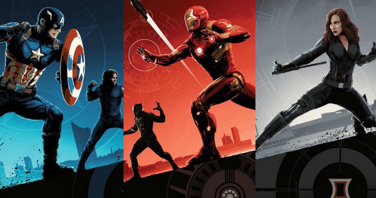 AMC Reveals 3 Captain America: Civil War IMAX Posters