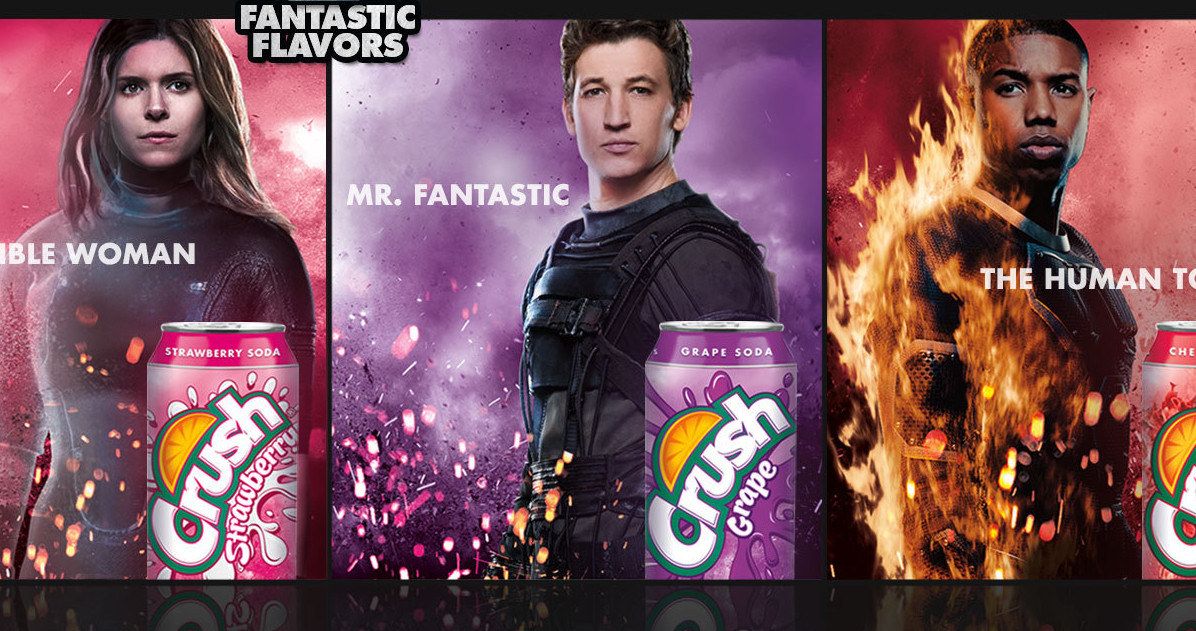 Fantastic Four Crush Soda Art Will Quench Your Superhero Thirst