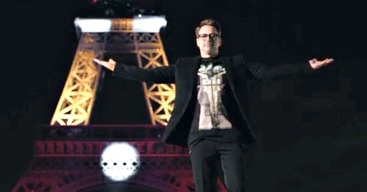 Civil War Viral Video Has Tony Stark Lighting Up the Eiffel Tower