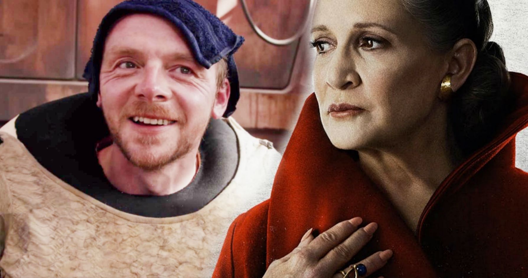 Simon Pegg Calls Meeting Carrie Fisher on Star Wars Set the Best Day of His Life