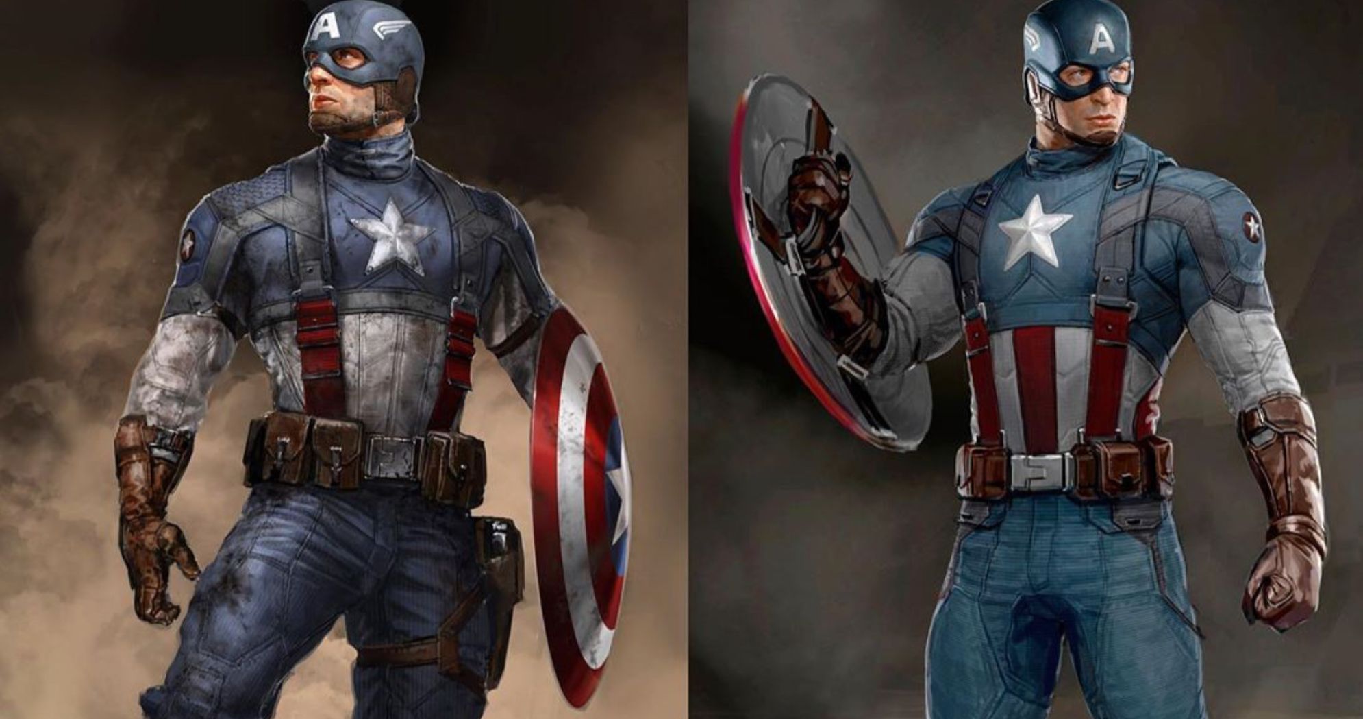 Captain America Art Shows Suit Changes Between First Avenger and Winter Soldier