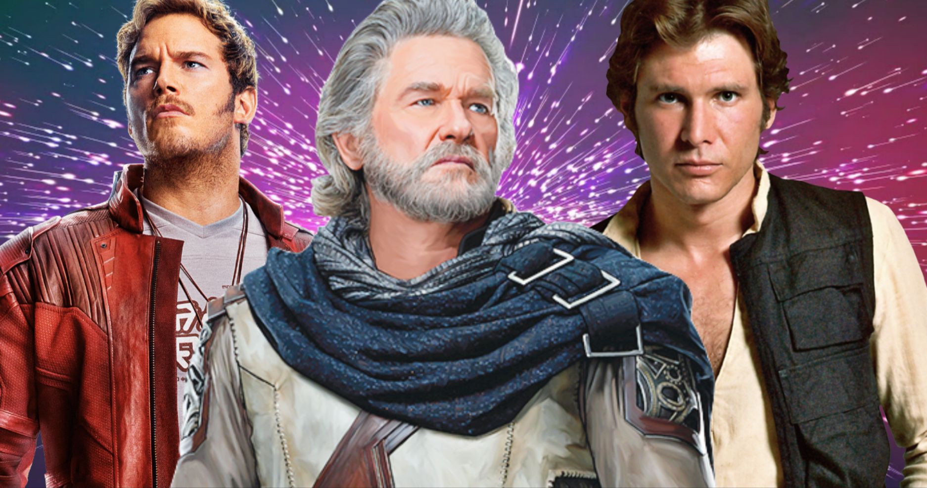 Star Wars or Star-Lord? Kurt Russell Couldn't Keep Them Straight on Guardians Set