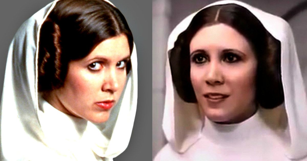 Carrie Fisher Couldn't Tell Rogue One Leia Was CGI