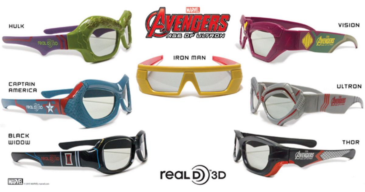 Avengers: Age of Ultron 3D Glasses Unveiled