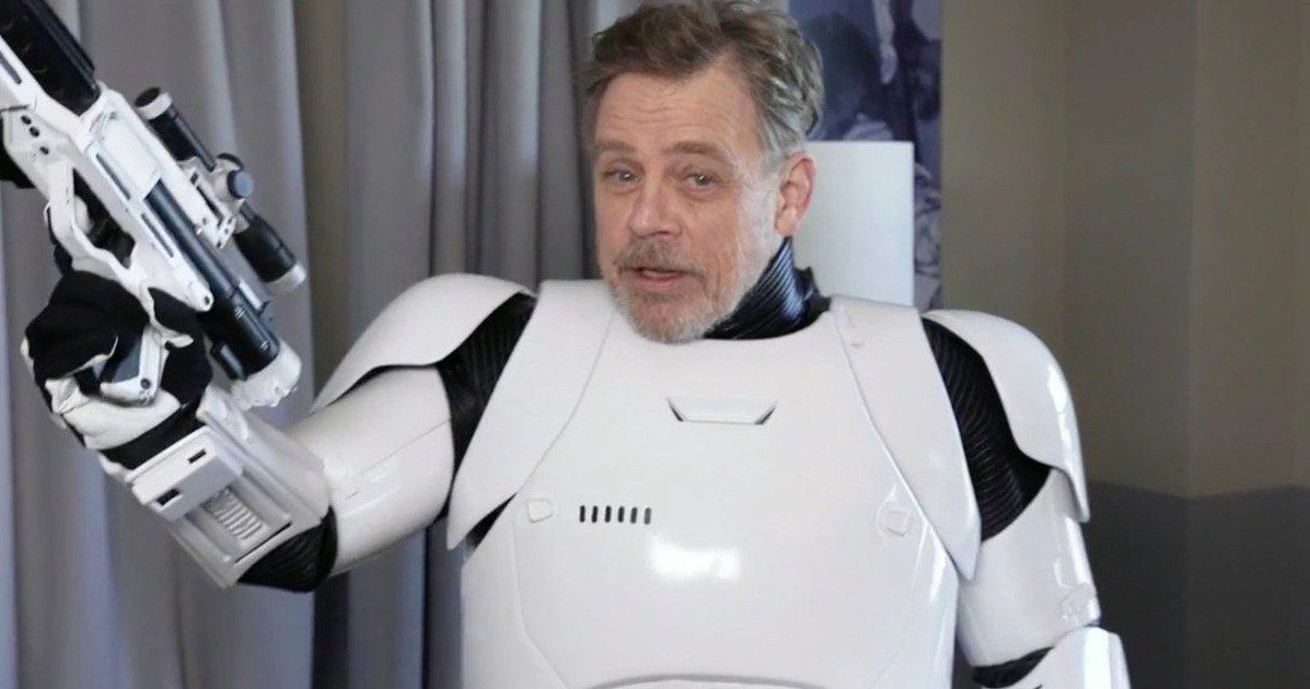 Mark Hamill Went Disguised as a Stormtrooper at Comic-Con