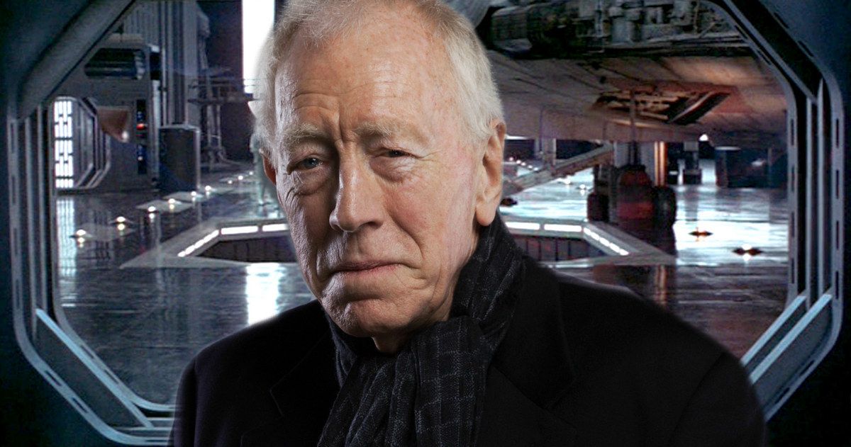 Star Wars 7 Art Shows Max Von Sydow and Stormtroopers