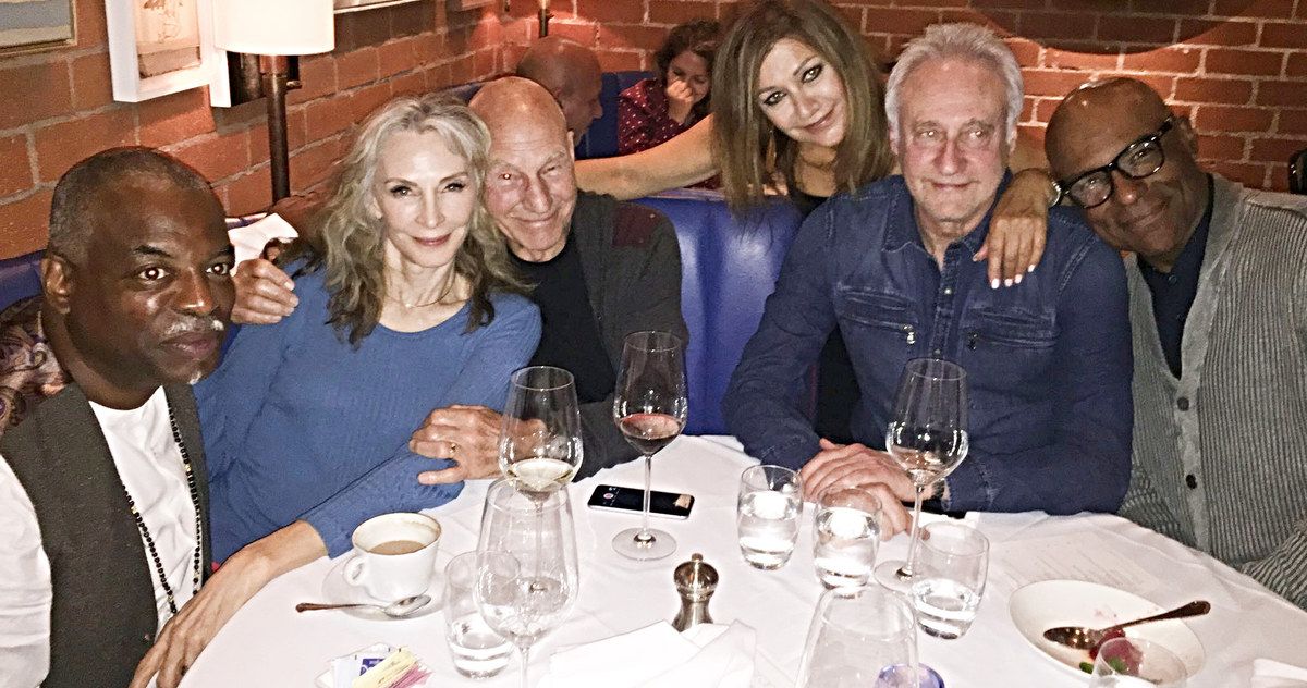 Star Trek: The Next Generation Cast Reunites with Patrick Stewart Over Dinner