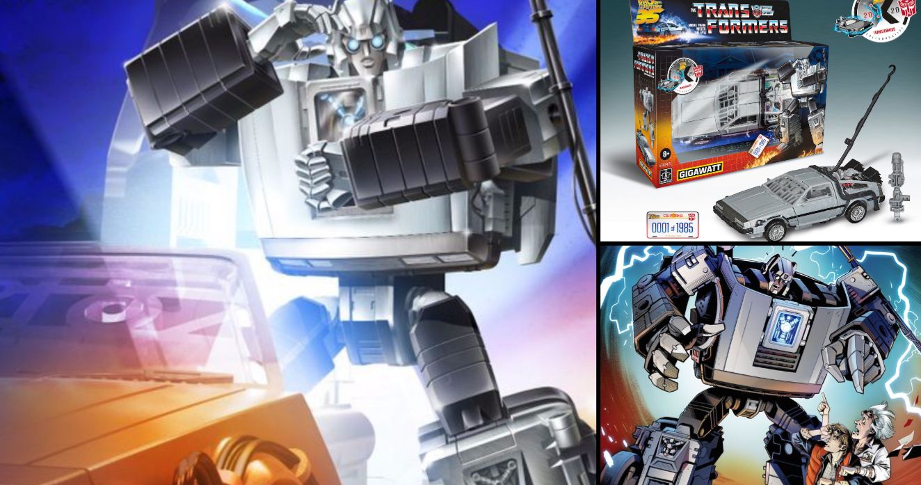 Back to the Future Joins the Transformers Universe with DeLorean Autobot Gigawatt