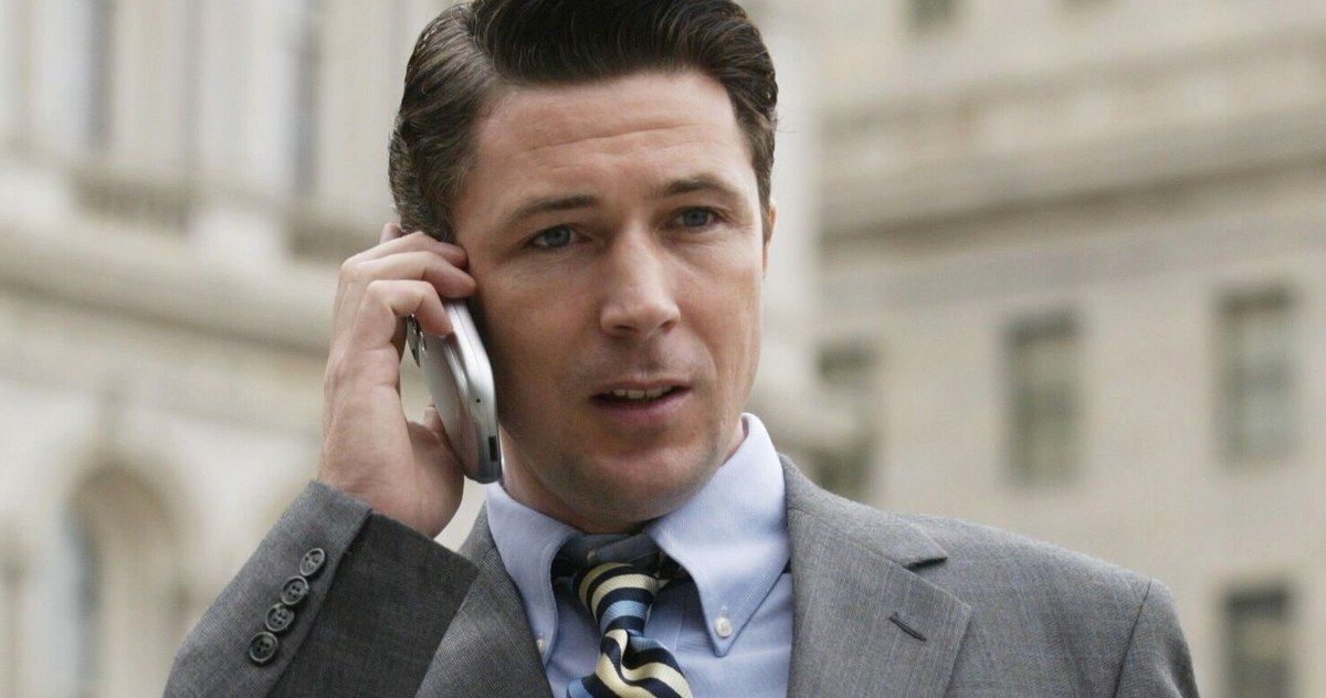 Aidan Gillen on the phone in The Wire