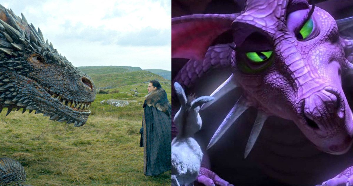 Did Game of Thrones Drogon Meets Jon Snow Scene Rip-Off Shrek?