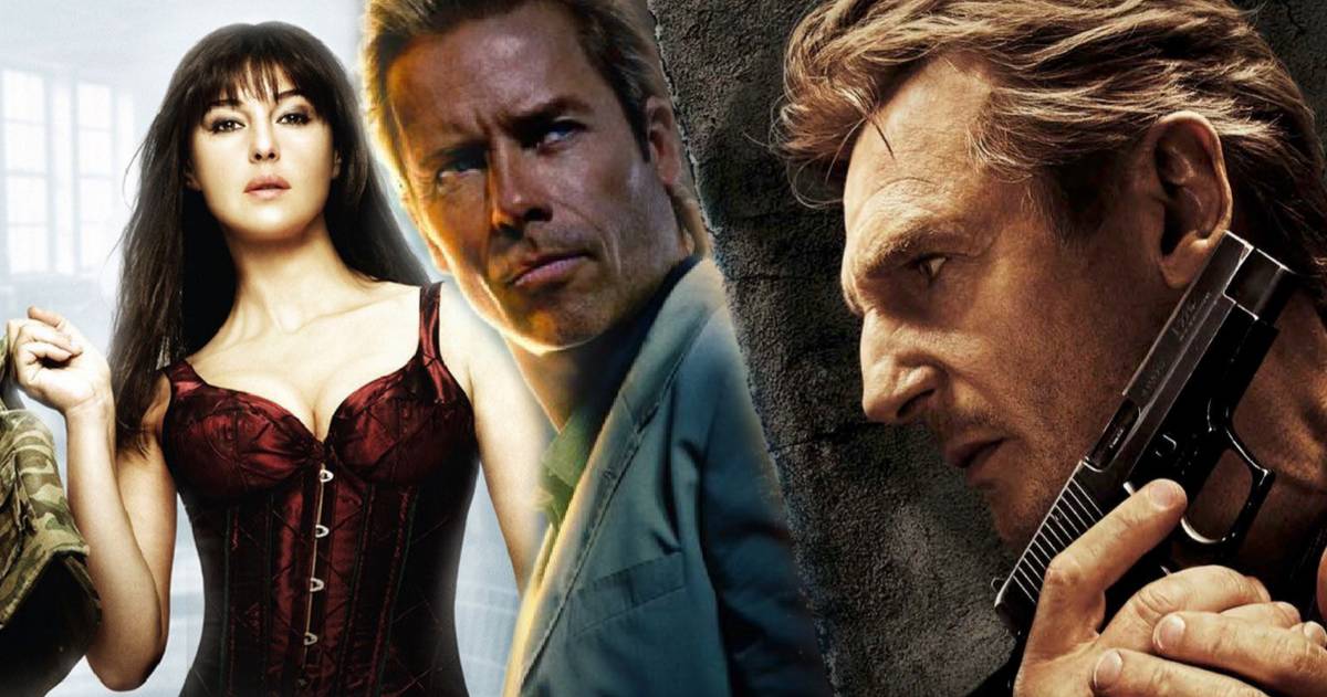 Action thriller. Liam Neeson 2022. Моника Беллуччи и Лиам Нисон. Фильм флэшбэк Лиам Нисон. Флэшбэк 2022.