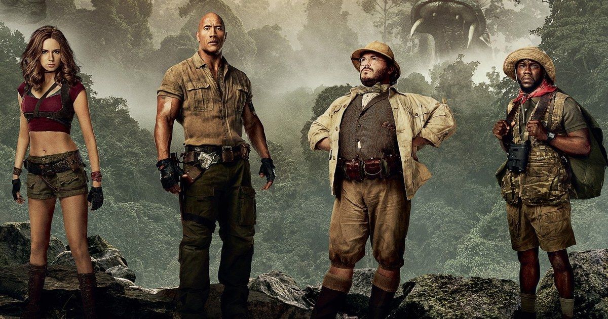 Jumanji 2 Character Posters Welcome 4 New Players to the Jungle