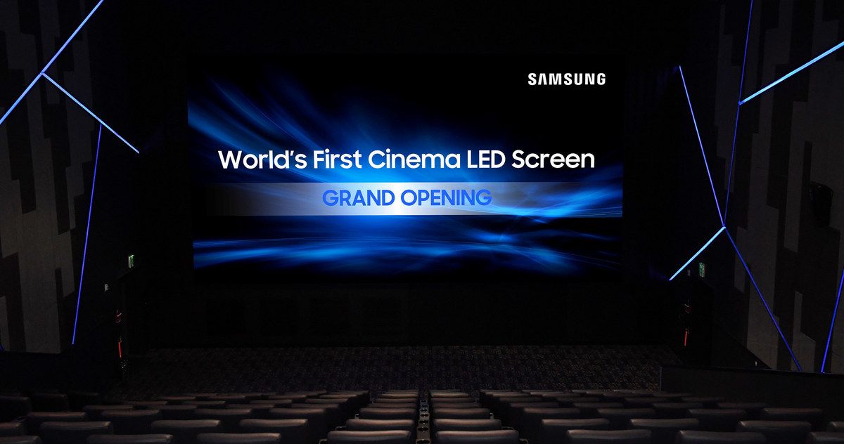 Samsung's New LED Video Wall Debuts at Los Angeles Movie Theater
