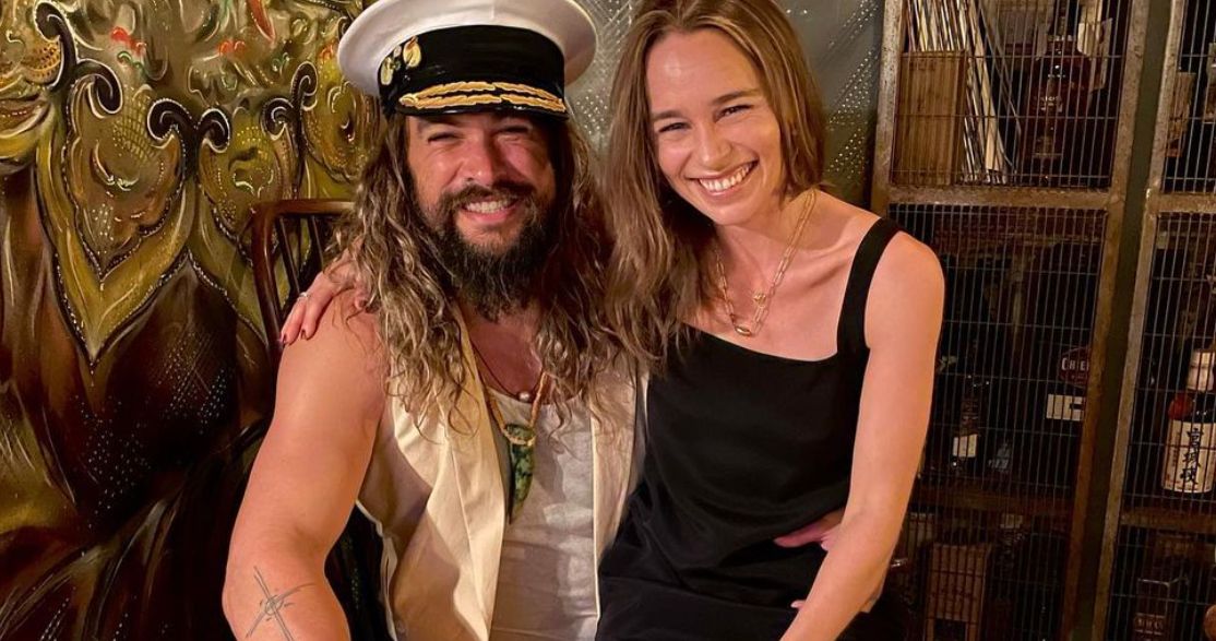 Jason Momoa and Emilia Clarke Reunited at David Benioff's Birthday Party and Fans Are Delighted