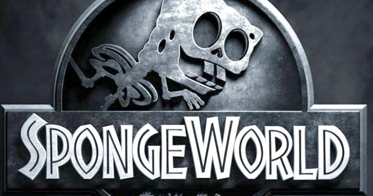 Spongebob Movie Posters Spoof Terminator, Jurassic World