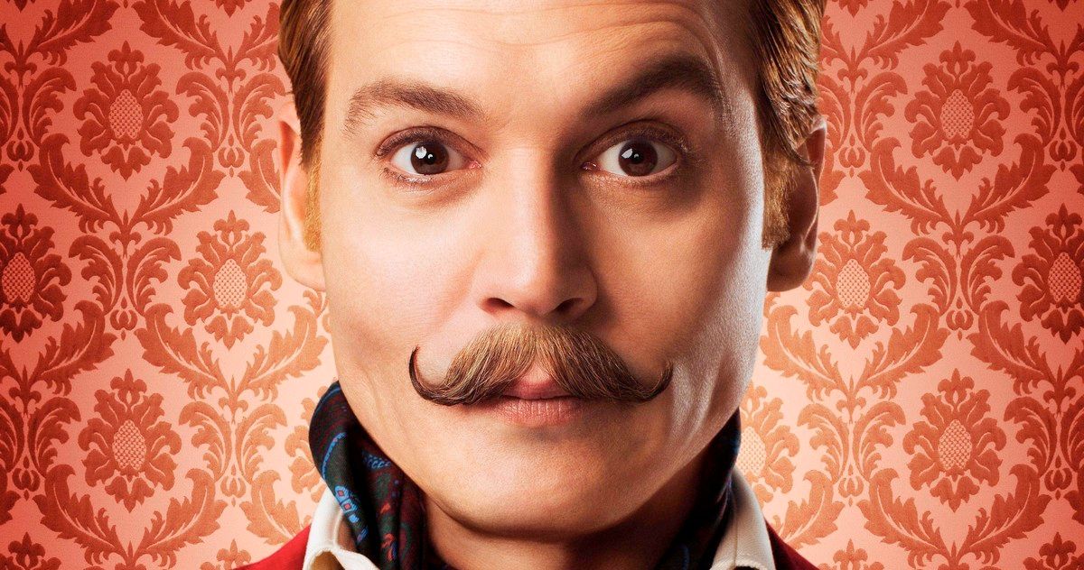 Mortdecai Character Posters with Johnny Depp and Olivia Munn